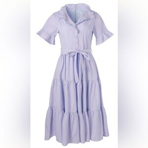 Ivy City Co Mini Sutton Pinstripe Dress Midi Dress (11/12, NWT)